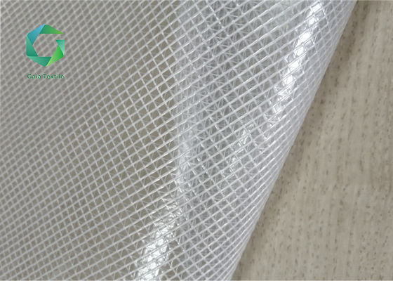 chiara tela cerata impermeabile del PVC 1000d, finestra trasparente della tenda del tessuto del PVC 450gsm